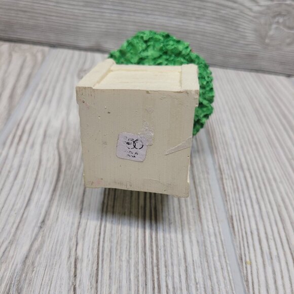 Dept 56 Spring Easter Topiary Flowering Tree Pink Roses Snowbunnies Fairy Gard 1 - Picture 6 of 7